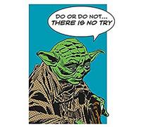 Komar Star Wars, W122-50 x 70 cm (Larghezza x Altezza), Decorazione da Parete per cameretta, cameretta dei Bambini, Decorazione Artistica Senza Cornice