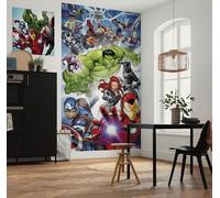Komar Vlies Fototapete - Marvel Avengers Protect - Größe 150 x 250 cm