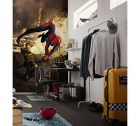 Komar Carta da parati fotografica in tessuto non tessuto, motivo: Spider-Man Dodge, dimensioni 150 x 250 cm, per cameretta dei bambini