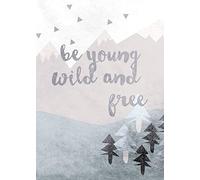 Komar Wild and Free - Poster da parete, 50 x 70 cm, motivo, stampa artistica (senza cornice), PURE Boutique
