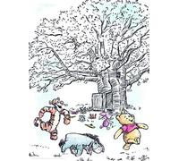 Komar Winnie Pooh Playground, Multicolore, 30 x 40 cm