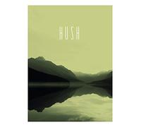 Komar Word Lake Hush Sand - Poster da Parete con Stampa Artistica Senza Cornice, 30 x 40 cm (Larghezza x Altezza), 30 x 40 cm