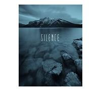 Komar WORD Lake Silence Steel P085A-40x50 - Poster da parete con stampa artistica senza cornice
