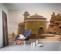 Komar WTD DX10-057 - Carta da parati fotografica in tessuto non tessuto, motivo: Star Wars Classic RMQ Jabbas Palace, dimensioni: 500 x 250 cm (larghezza x altezza), larghezza 50 cm, colore: Giallo/Marrone