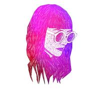 Komar WTD P120B-50x70 - Poster da Parete, Colore: Rosa Grid Pink