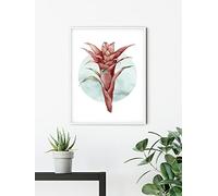 Komar WTD - Poster artistico da parete, motivo: Funky Flower, dimensioni: 30 x 40 cm, decorazione per soggiorno, camera da letto (senza cornice)