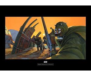 Komar WTD WB159-WB159-70 x 50 cm - Quadro da Parete Star Wars Classic RMQ Tusken per cameretta dei Bambini, Stampa Artistica, Senza Cornice, 70 x 50 cm (Larghezza x Altezza)