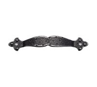 KOMBI 3 pz. Maniglia Ferro Battuto 105x20mm Maniglietta Orizzontale Decorativa Mobili Cassetto Cassettiera Porta Finestra Effetto Vintage Antico Rustico Baule