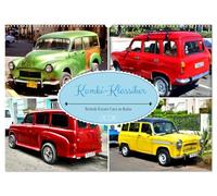 Kombi-Klassiker - British Estate Cars in Kuba (Wandkalender 2026 DIN A2 quer), CALVENDO Monatskalender: Die populärsten britischen Kombis der Fünfziger Jahre