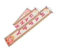 KOMBIUDA 1 Paio Striscia Decorativa Colorata per Insegna Festiva Happy per Decorazioni Feste e Ingressi per Celebrare Chaturthi e Speciali