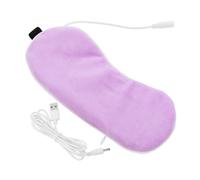 KOMBIUDA 1 Set Maschera per Occhi Riscaldata USB Maschera Termica per Occhi con per Dormire e Trattamenti Bellezza e Portatile per Ufficio