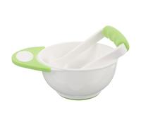 KOMBIUDA 1 Set Mash And Serve Bowl Portatile per Alimenti per Ciotola Schiacciapappe con Base Antiscivolo Design Facile per Viaggi e Uso All