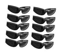 KOMBIUDA 10 paia Occhiali Protettivi Saldatura Antinfortunistica Lenti Scure per Lavoro Sicuro Industriale