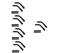 KOMBIUDA 10 Paia Templi Dello Spettacolo Porta Da Sole Cinghia Porta Cinturino Per Da Cuscinetti Auricolari Per Occhio Doppio Ganci Black Maglieria
