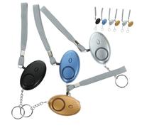 KOMBIUDA 10 Pezzi Allarme Personale Sicurezza con Luce LED Allerta per Donne Anziani e Facile Trasportare e Riutilizzabile Colore Casuale