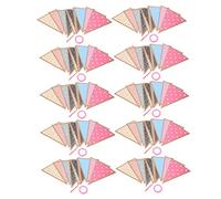 KOMBIUDA 10 Pezzi Bandierine Triangolari Decorative per Feste e Decorazioni Casa e Classe Striscione Festone Pennant per Celebrazioni e