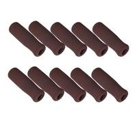 KOMBIUDA 10 Pezzi Manopole Impugnature in Schiuma EVA per Bastoni da Passeggio Copertura Antiscivolo per Manici di Deambulatori Sedie Rotelle e Bastoni Impugnature Morbide Elastiche Marrone