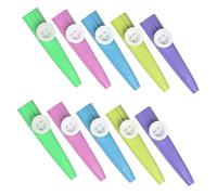 KOMBIUDA 10pezzi Kazoos Colorati Leggera Strumenti Musicali Per Performance e Divertimento Per Ragazza e Adulti Facili Da Per Feste e Insegnamento Musicale