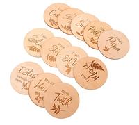 KOMBIUDA 12 Biglietti Per Baby Shower Set Per Neonati Design A Forma Di Cartoncino Per Un Uso Sicuro