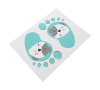 KOMBIUDA 12 Paia Di Decalcomanie Impronte Adesive Autoadesive Per Pavimenti e Scale, Adesivi Decorativi Per La Scuola e Camerette Ragazzo Ragazza, Design Cartoon Per Interni e Superfici Lisce