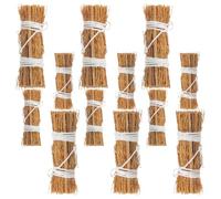 KOMBIUDA 12 Pezzi Miniature Hay Bales For Crafts Natural Straw Mini Haystacks For Dollhouse Fairy Garden Farmhouse Tiered Tray And Thanksgiving Table Decor
