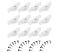 KOMBIUDA 12 Rulli Per Congelatore Verticale Puleggia Per Porta Del Frigorifero Verticale Rullo Scorrevole Per Mobiletto Del Frigorifero Rotelle Per Porta In Vetro Rullo Inferiore Per