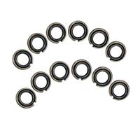 KOMBIUDA 12 set Kit Anelli di Fissaggio per Chiavi Impatto con Anelli di Tenuta e Supporto in Gomma Resistente e Durevole per Chiavi Elettriche Aria