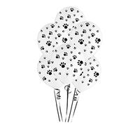 KOMBIUDA 12pezzi Palloncini Orme Cane Decorazioni Per e Compleanni Palloncini Gonfiabili Per e