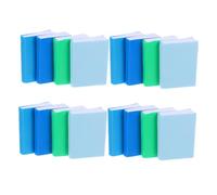 KOMBIUDA 16 Pezzi Mini Libri Miniatura per Libri Vuoti per Casa delle Giocattoli Educativi per Micro e Librerie Sviluppo delle Abilità Motorie e Interazione