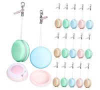 KOMBIUDA 18pezzi Salviette Detergenti per Schermo Telefono Macaron Pulisci Telefono Tablet Computer Lenti Rimuove Impronte Digitali Macchie Ciondolo Decorativo
