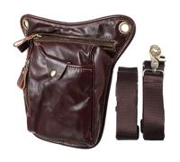 KOMBIUDA 1pezzi Borsa Per Telefono in Pu Vintage Custodia Da Ciclismo Per Uomo Borsa Da Cintura Per Ciclismo Corsa e Passeggiate