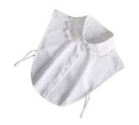 KOMBIUDA 1pezzi Colletto Finto Donna in Chiffon Mezza Camicia Colletto da Donna Colletti Finti in Chiffon Colletti Finti da Costume