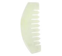 KOMBIUDA 1pezzi Pettine Massaggio Jade Durevole Per Capelli e Corpo Guida Al Massaggio Del Capelluto Strumento Multifunzionale Per Viso Collo Schiena e Piedi Relax e Circolazione Migliorata