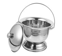 KOMBIUDA 1set Pentola Camera Inossidabile Con Urinatoio Portatile Per Anziani Ridotta Design Anti-fuoriuscita Facile e Riutilizzabile