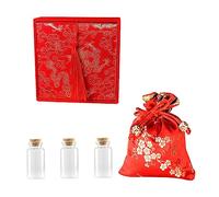 KOMBIUDA 1set Scatola Porta Denti Perduti Per Bottiglia Portaoggetti Per Ricordi Confezione Rossa Per Infanti Per Compleanno e Occasioni Speciali