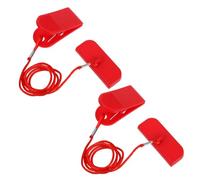 KOMBIUDA 2 Clip Sicurezza Magnetica per Chiave Emergenza Arresto Immediato Compatibile Maggior Parte delle Accessori Sostitutivi per Allenamento Sicuro
