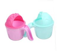 KOMBIUDA 2 Contenitore Per Risciacquo Per Accessori Per Il Bagnetto Per Design Ergonomico Per Versare e Raccogliere Liquido Facilmente Portatile e Maneggevole