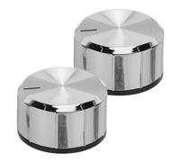 KOMBIUDA 2 manopole di ricambio per timer per friggitrice ad aria - Manopola per pentola a pressione per forno a microonde ed elettrodomestici - Foro di ricambio da 6 mm di diametro per la regolazione