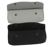 KOMBIUDA 2 pezzi Astucci per Pennelli e Matite Organizer Compatto e Portatile per Custodie Cosmetiche Piccole e Grigio