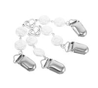 KOMBIUDA 2 Pezzi Clip Del Maglione D'amore Clip Della Catena Del Colletto Fermagli Per Catena Da Colletto Vintage Accessori Spilla Fermagli Per Maglione Vintage Argento Lega Di Zinco