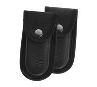 KOMBIUDA 2 pezzi Custodia Coltelli Nylon Portatile Porta Utensili Tascabile con Anello da Cintura Resistente Olio e Acqua per Coltellini Pieghevoli e Multiuso