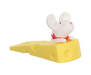 KOMBIUDA 2 Pezzi Fermaporta a Forma di Topo Cartone in Plastica | Design Decorativo e Simpatico, Blocca il Varco della Porta, per Cameretta, Camera da Letto e Pavimenti Lisci