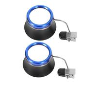 KOMBIUDA 2 Pezzi Lente d'Ingrandimento con Clip per Orologiai e Gioiellieri Alluminio Robusto Strumento Portatile per Riparazione Orologi e Gioielli con Fissaggio Preciso e Visuale Chiara