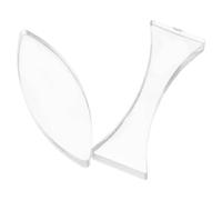 KOMBIUDA 2 pezzi Lenti Ottiche Fisiche Trasparenti Convessa e Concava in Acrilico per Esperimenti e Didattica della Fisica