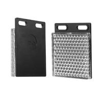 KOMBIUDA 2 Pezzi Pannello Retroriflettente Quadrato in Abs e Acrilico, Tecnologia a Riflessione a Specchio, Compatibile Interruttore Fotoelettrico per Segnaletica Stradale
