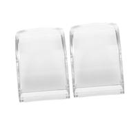 KOMBIUDA 2 Pezzi Scatola Trasparente per Orologi in Acrilico per Appendere Custodie Piccole per Esposizione e Organizzazione Orologi