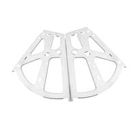KOMBIUDA 2 pezzi Supporto Ribaltabile per Scarpiera in Acciaio Inossidabile Spazzolato Kit Accessori per Mobile Scarpe Casa Stand Scarpiera Robusto e Facile da Installare