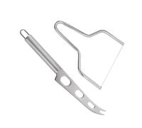 KOMBIUDA 2 Pezzi Tagliaburro e Affetta Formaggi in Acciaio Utensili da Cucina Resistenti e Ergonomici per Formaggi Duri Adatti Casa e Ristoranti