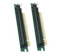 KOMBIUDA 2 Pz Riser Pci-e 16x Per Scheda Grafica Angolo 90 Gradi Estensione Protezione Riser Adattatore Per Tester Gpu Per Aggiornamenti Computer