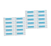 KOMBIUDA 2 Scatole Da 40 Pezzi sali nasali pulisci naso Sale nasale adulto lavaggio pacchetti seni bustine sale detergente nasale sale per la pulizia del naso plastica bianca